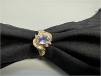 14K Yellow Gold Ring 2.2 dwt Including Stones