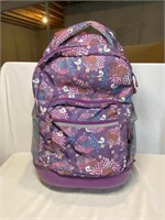 #2 J WORLD Purple Rolling Backpack