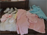 Selection of vintage baby clothes