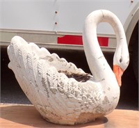 CONCRETE SWAN PLANTER (DOLLY NOT INCLUDED)