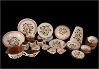 Stangl Wild Rose Pottery (Partial Set)