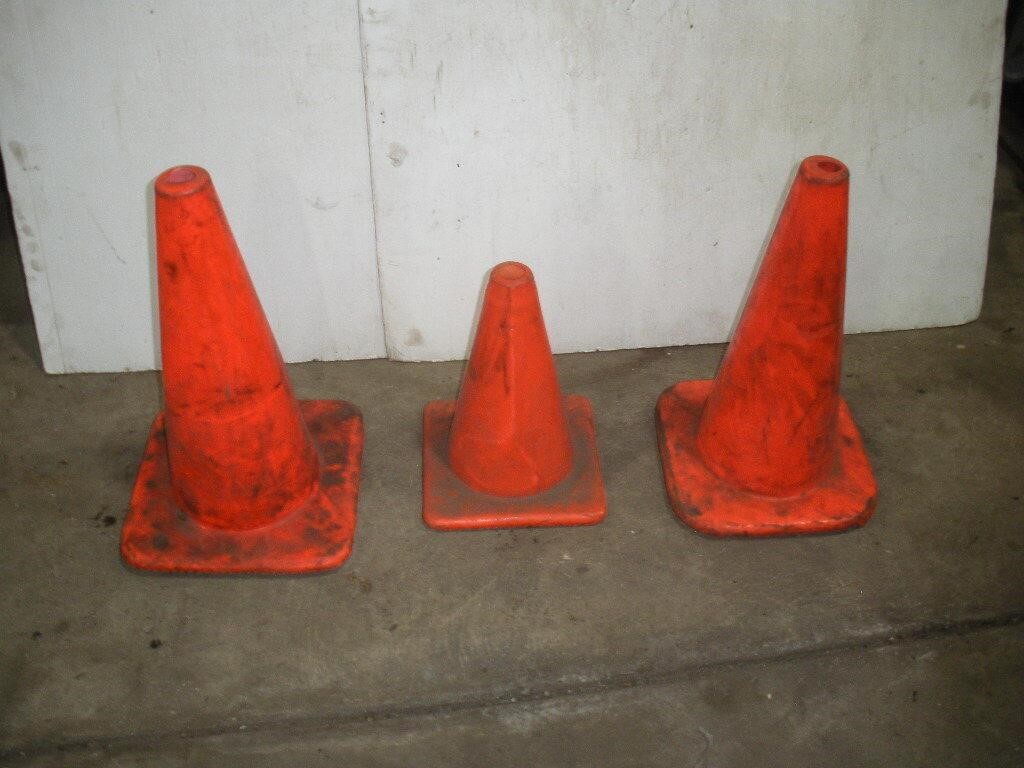Safety Cones  18 inches tall