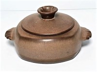 Frankoma Casserole & Lid. No damage.