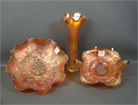 (3) Pc. Fenton Marigold Lot.