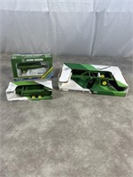 ERTL John Deere disk, PTO hydra push spreader,