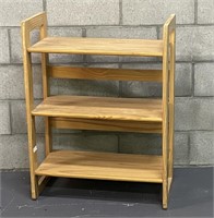 3-Shelf Folding Bookcase