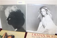 Diana Ross & Barbara Streisand Vinyl Records