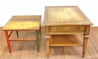 (2) Vintage Side Tables