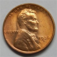 1936 S Lincoln Wheat Cent