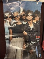 1989 Rolling Stones Concert Poster Budweiser