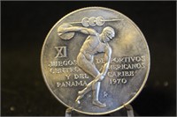 1970 Panama 5 Balboa Silver Coin