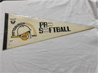 PENNANT PRO SOFTBALL PITTSBURGH HARD-HATS FELT