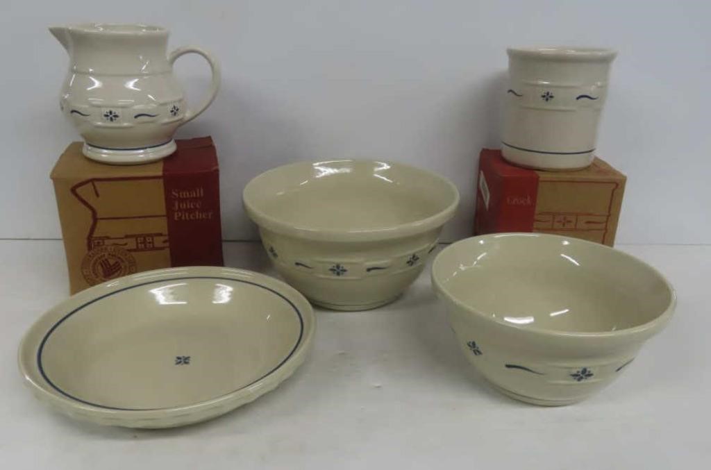 Selection of Longaberger Pottery