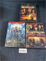 Pirates of the Caribbean Movies DVDs