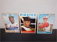 LOT OF 3 LOW GRADE VINTAGE BASEBALL STARS