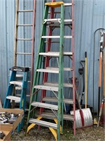 Werner 8 foot fiberglass green ladder