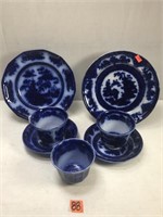 Vintage Challinor Flow Blue China and More