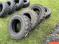 (4) New 12x16.5 Skid Steer Tires