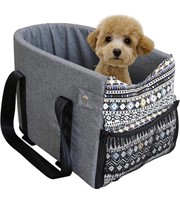 GEERDUO CONSOLE DOG CAR SEAT, SMALL DOG BOOSTER