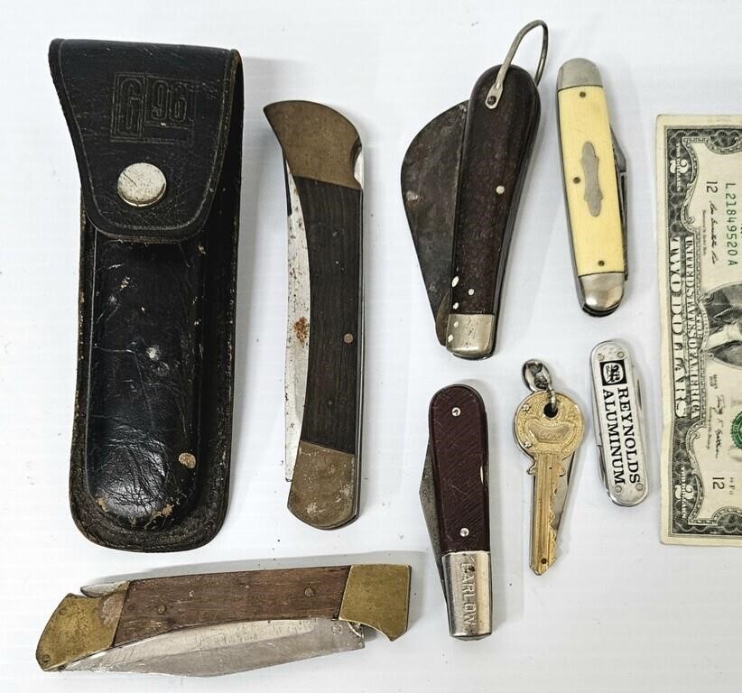 Lot Pocket Knives Victorinox, Reynolds, Key Knife+