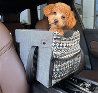 GEERDUO CONSOLE DOG CAR SEAT, SMALL DOG BOOSTER