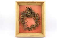 Victorian Woven Hair Mourning Wreath