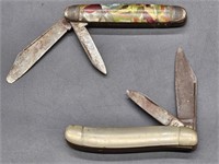 2- Vintage Folding Pocket Knives