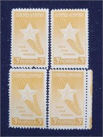1948 3c Gold Star Mothers (4)