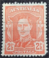 Australia 1942 King George VI  2 1/2 (2)