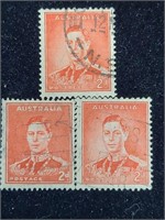 Australia 1942 King George VI  2 1/2 (2)
