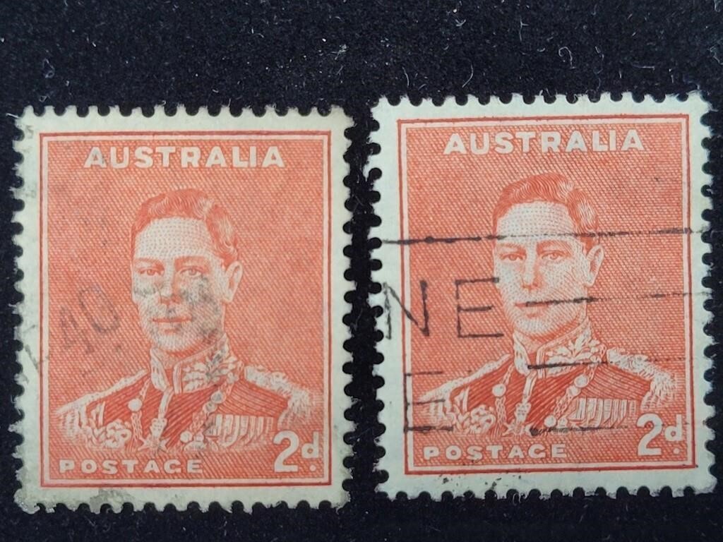 Australia 1942 King George VI  2 1/2 (2)