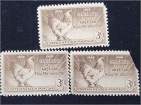 1948 3c Centennial of American Poultry (3)