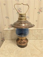 Vintage copper oil lamp