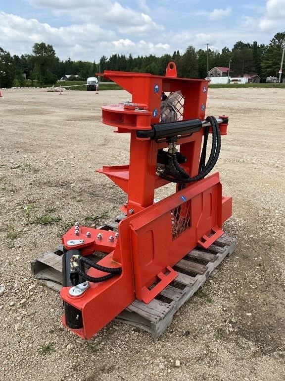 Skidsteer Tree Shear Attachment