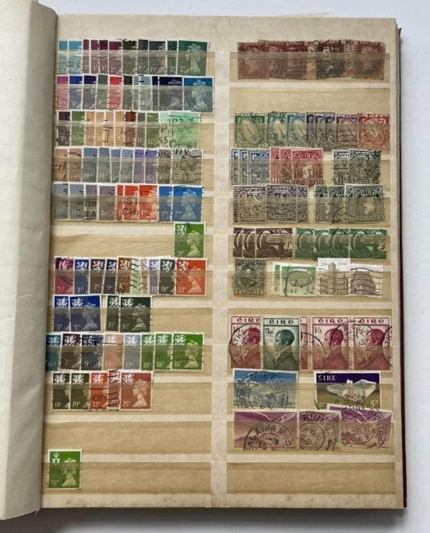 WORLD: 8-Page Stock Book European Stamps