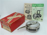 MARTIN AUTOMATIC NO 3 FISHING REEL W/BOX & PAPERS