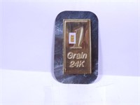 1 Grain of 24k Gold W/ Certificate of Authenticity