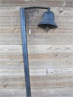 US NAVY IRON BELL W/POST