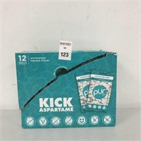 12 POCHETTES PUR GUM WINTERGREEN KICK ASPARTAME