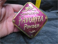 Vintage Favorita Complexion Powder Tin