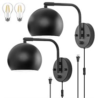VATONI Dimmable Wall Sconces, Plug in Wall Sconce