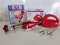 Electric Cookie Press & Rival Hand Mixer