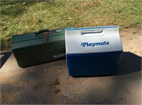 Tackle Box & Playmate Cooler