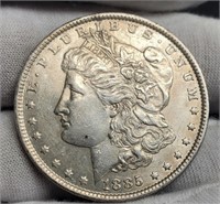 1885 Morgan Silver Dollar MS63+