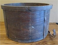 Antique Wood Drum Container, "AS IS"