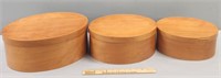 Baker Oval Boxes Briarwood Fingerjoint