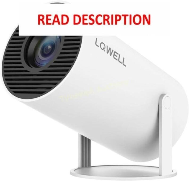 LQWELL Mini Projector  WiFi 6  BT5.0  4K