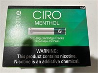 Vuse Ciro E-Cig Cartridges Menthol 5 PACK