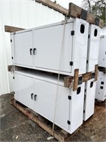 Lot of (4) Utility Cabinet, Empty
