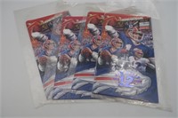 LOT OF 4 JIM KELLY WALL OF FAME INDUCTION PROMOS